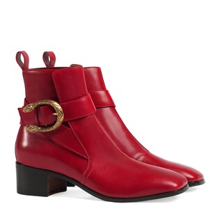 men's gucci boots with buckle
