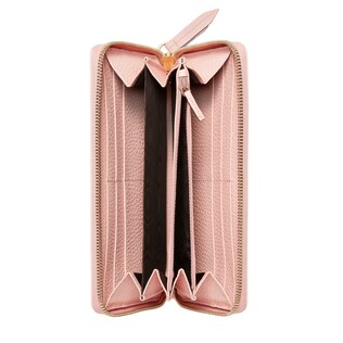 Leather zip around wallet