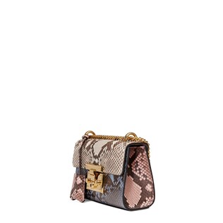 Padlock python shoulder bag