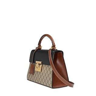 Padlock small GG top handle bag