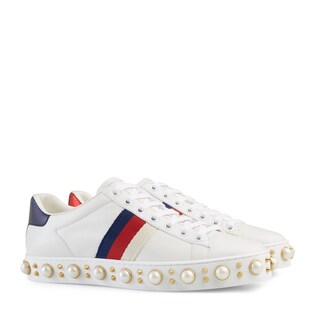Ace studded low-top sneaker