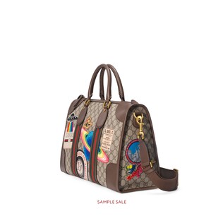Gucci Women S Luggage Lifestyle Bags Carry Ons Gucci Courrier Soft Gg Supreme Duffle Bag