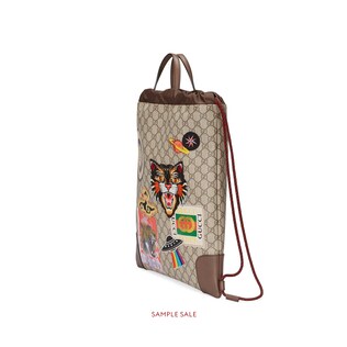 Gucci Courrier soft GG Supreme drawstring backpack