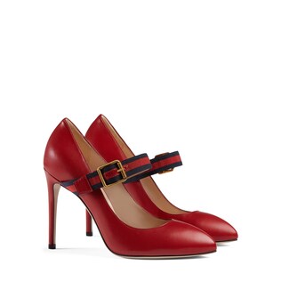 Sylvie leather pump