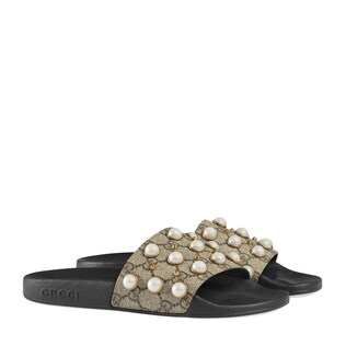 GG Supreme slide with pearls 