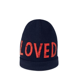 Wool hat with sequin 