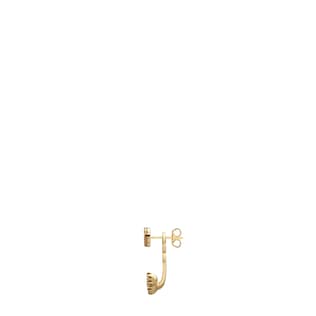 Single GG Running earring with diamonds
