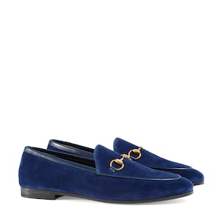 Gucci Jordaan velvet loafer