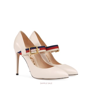 Sylvie leather pump