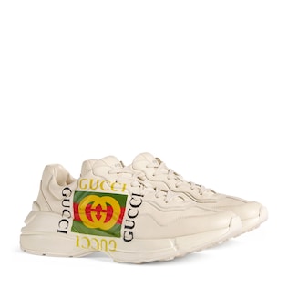 gucci white rubber shoes