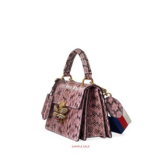 Queen Margaret snakeskin top handle bag