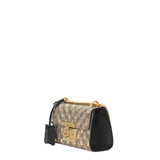 Padlock small GG bees shoulder bag