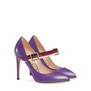 Sylvie leather pump