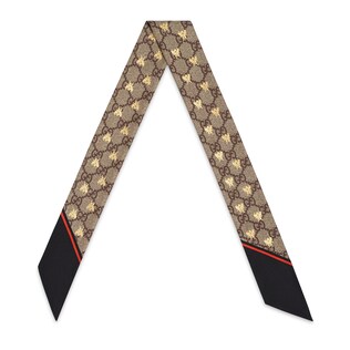 GG bees silk neck bow 