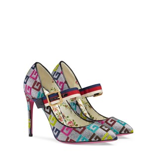 Velvet G lurex pump