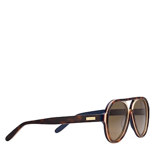 Aviator multilayer acetate sunglasses 