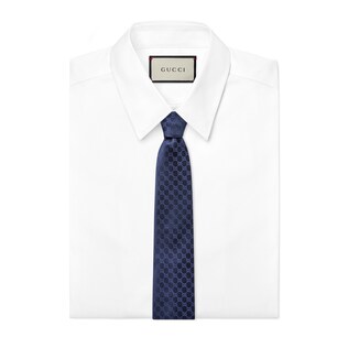 GG silk tie