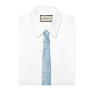 GG pattern silk tie