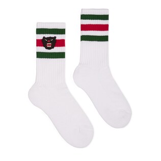 Children's stretch cotton socks with panther
