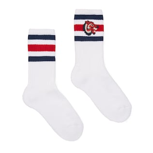 Children's stretch cotton socks with wolf