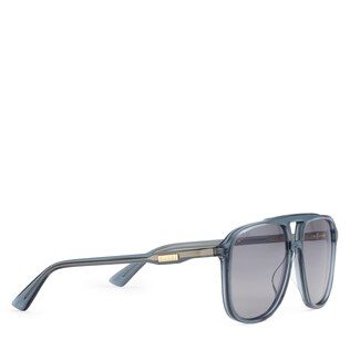 Rectangular-frame acetate sunglasses 