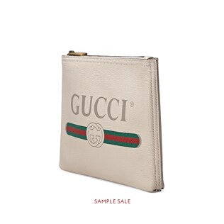 Gucci Print leather small portfolio