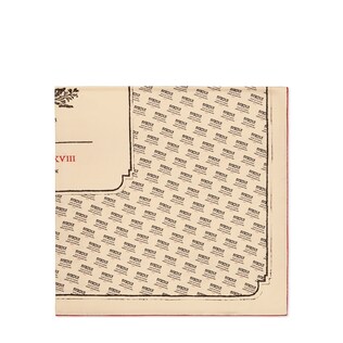 Gucci stamp print silk scarf