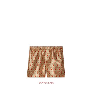 Seashell jacquard fabric shorts