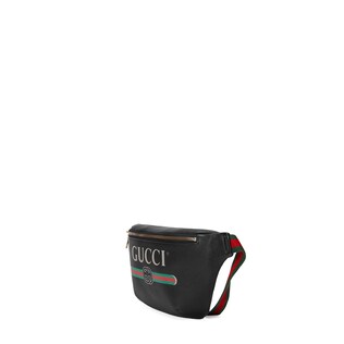 Gucci Print leather belt bag