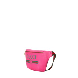 Gucci Print leather belt bag
