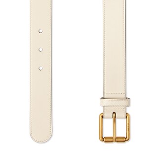Leather belt with Horsebit