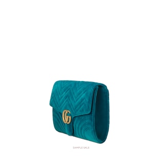 GG Marmont velvet clutch