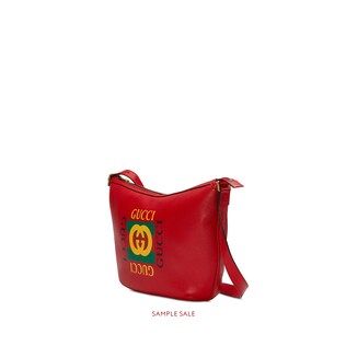 Gucci Print half-moon hobo bag