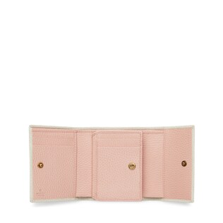 Leather wallet with bow