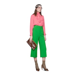 Silk satin shirt