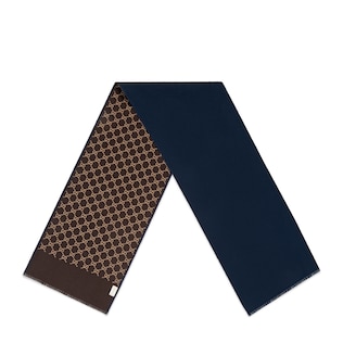 GG wool silk scarf 