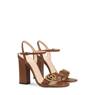 Leather Double G sandal