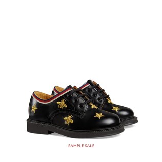 Toddler bees and stars lace-up shoe