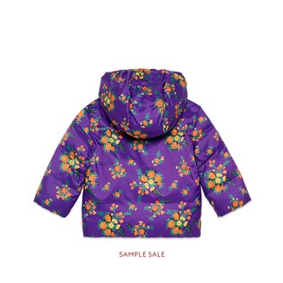 Baby floral bouquets nylon jacket