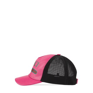 Gucci Print leather baseball hat