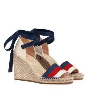 Sylvie Web platform espadrille 
