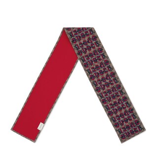 Children's GG Gucci wolves scarf