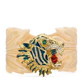 Rajah resin leaf bracelet