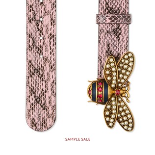 Queen Margaret snakeskin belt