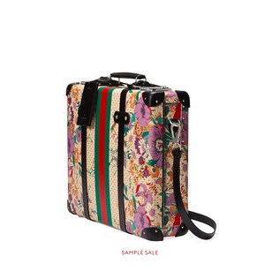Globe-Trotter briefcase with floral print