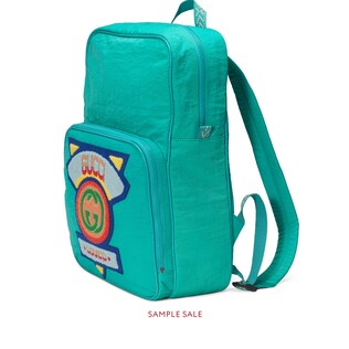 Medium backpack with Gucci '80s patch