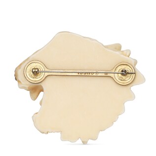 Rajah brooch in resin