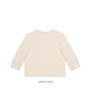 Baby sweatshirt with fawn print