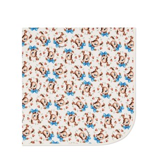 Fawns print cotton baby blanket