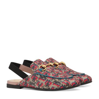 Children's Princetown GG Gucci wolves slipper